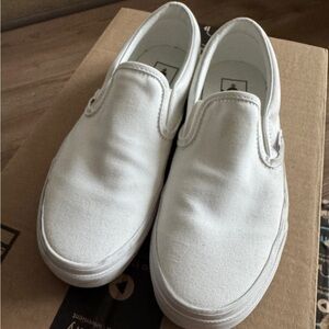 Vans Canvas Slip On White M6/ W7.5